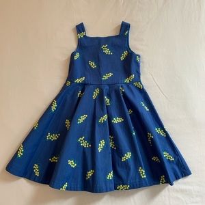 Jacadi Size 8 Blue Dress